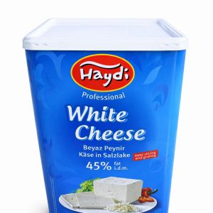 Haydı White Cheese 45%Ft Horeca Tin 15Kg Unıt